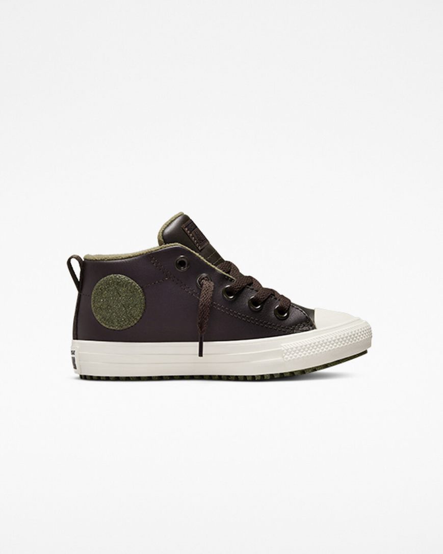 Tenisi Inalti Baieti Converse Chuck Taylor All Star Strada Boot Piele Maro | RO LIUYK502